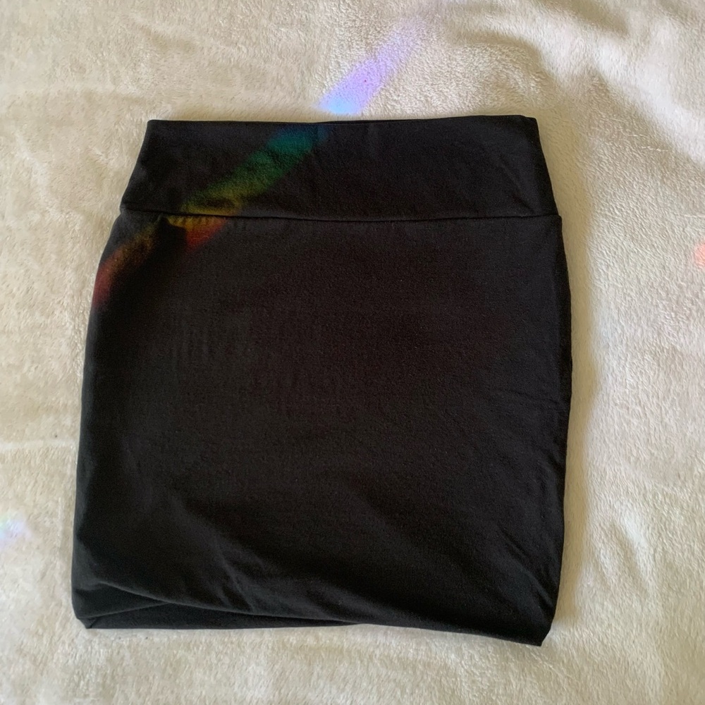 Stretchy Black Miniskirt